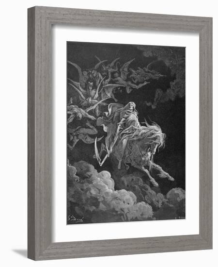 The Vision of Death, Engraved by Heliodore Joseph Pisan (1822-90) C.1868-Gustave Doré-Framed Giclee Print