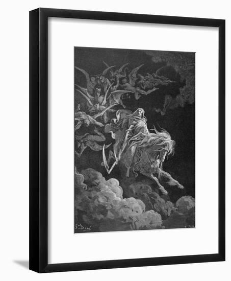 The Vision of Death, Engraved by Heliodore Joseph Pisan (1822-90) C.1868-Gustave Doré-Framed Giclee Print