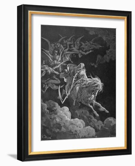 The Vision of Death, Engraved by Heliodore Joseph Pisan (1822-90) C.1868-Gustave Doré-Framed Giclee Print