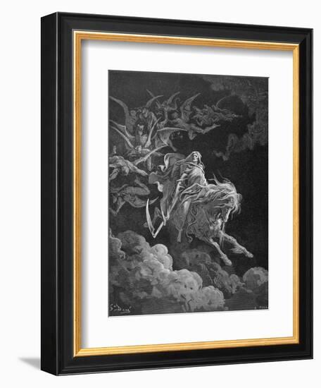 The Vision of Death, Engraved by Heliodore Joseph Pisan (1822-90) C.1868-Gustave Doré-Framed Giclee Print