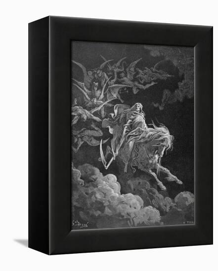 The Vision of Death, Engraved by Heliodore Joseph Pisan (1822-90) C.1868-Gustave Doré-Framed Premier Image Canvas