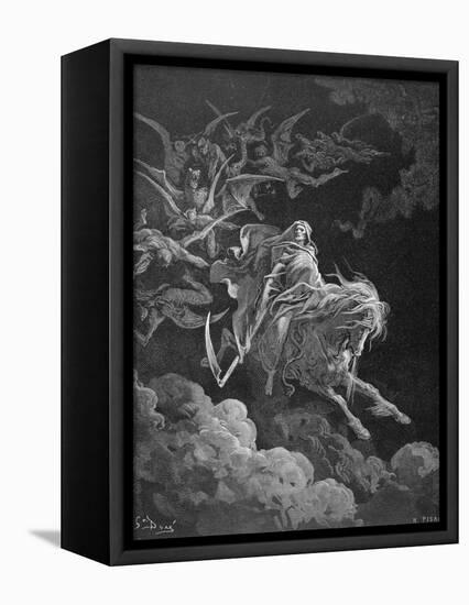 The Vision of Death, Engraved by Heliodore Joseph Pisan (1822-90) C.1868-Gustave Doré-Framed Premier Image Canvas