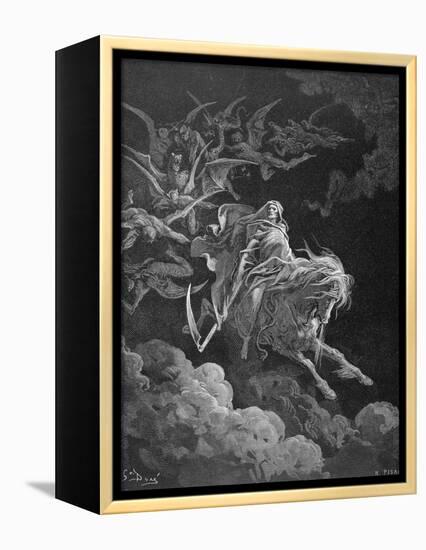 The Vision of Death, Engraved by Heliodore Joseph Pisan (1822-90) C.1868-Gustave Doré-Framed Premier Image Canvas