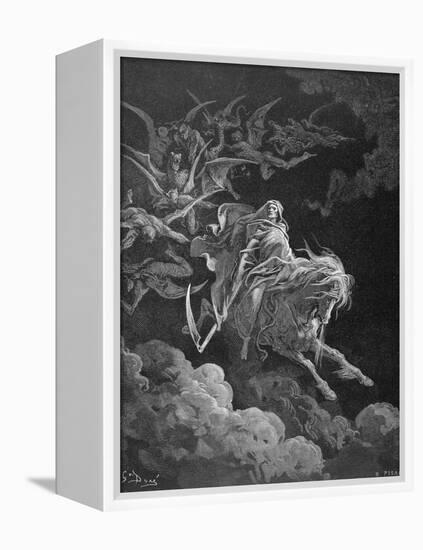 The Vision of Death, Engraved by Heliodore Joseph Pisan (1822-90) C.1868-Gustave Doré-Framed Premier Image Canvas