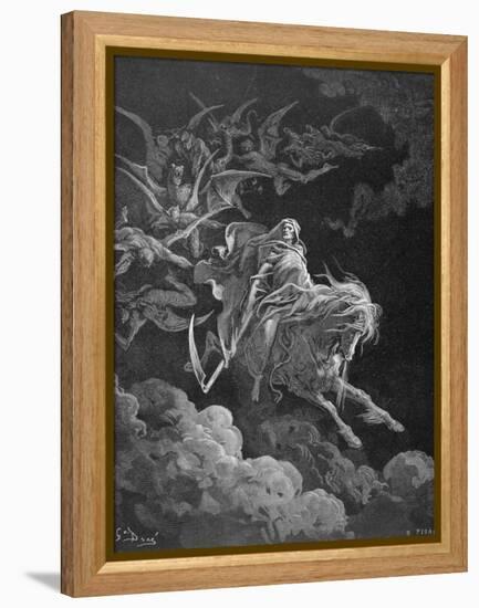 The Vision of Death, Engraved by Heliodore Joseph Pisan (1822-90) C.1868-Gustave Doré-Framed Premier Image Canvas