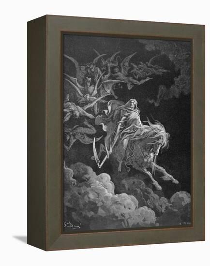 The Vision of Death, Engraved by Heliodore Joseph Pisan (1822-90) C.1868-Gustave Doré-Framed Premier Image Canvas