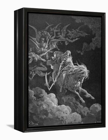 The Vision of Death, Engraved by Heliodore Joseph Pisan (1822-90) C.1868-Gustave Doré-Framed Premier Image Canvas