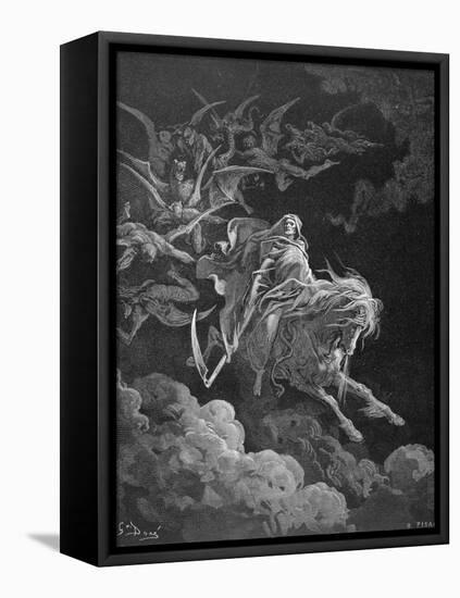 The Vision of Death, Engraved by Heliodore Joseph Pisan (1822-90) C.1868-Gustave Doré-Framed Premier Image Canvas