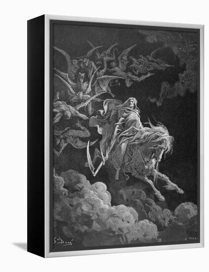 The Vision of Death, Engraved by Heliodore Joseph Pisan (1822-90) C.1868-Gustave Doré-Framed Premier Image Canvas