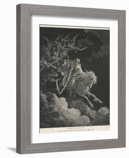 The Vision of Death on a Pale Horse-Gustave Doré-Framed Photographic Print