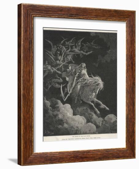 The Vision of Death on a Pale Horse-Gustave Doré-Framed Photographic Print