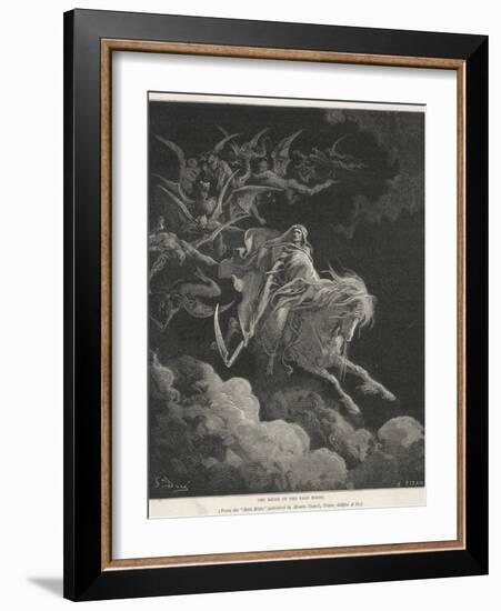 The Vision of Death on a Pale Horse-Gustave Doré-Framed Photographic Print