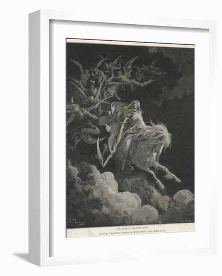 The Vision of Death on a Pale Horse-Gustave Doré-Framed Photographic Print