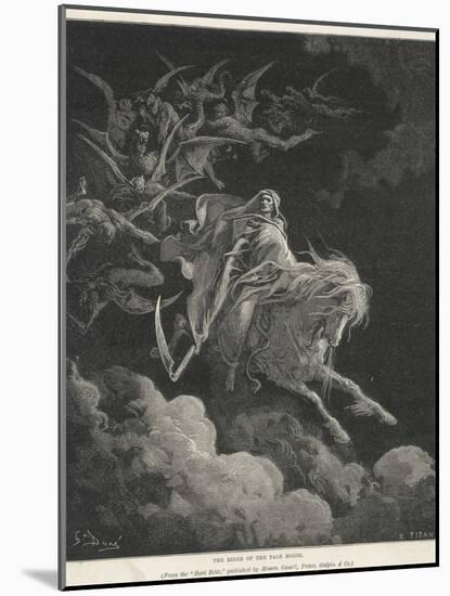 The Vision of Death on a Pale Horse-Gustave Doré-Mounted Photographic Print