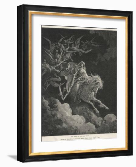 The Vision of Death on a Pale Horse-Gustave Doré-Framed Photographic Print