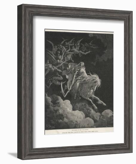 The Vision of Death on a Pale Horse-Gustave Doré-Framed Photographic Print