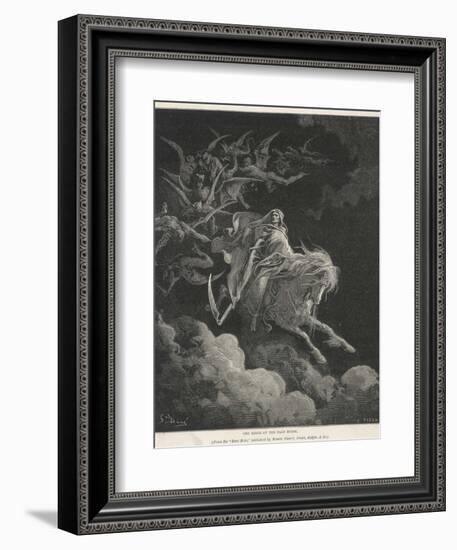 The Vision of Death on a Pale Horse-Gustave Doré-Framed Photographic Print