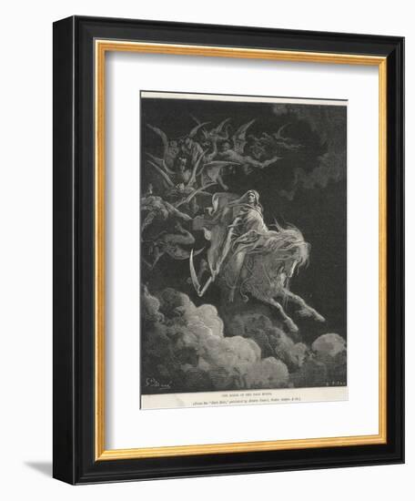 The Vision of Death on a Pale Horse-Gustave Doré-Framed Photographic Print