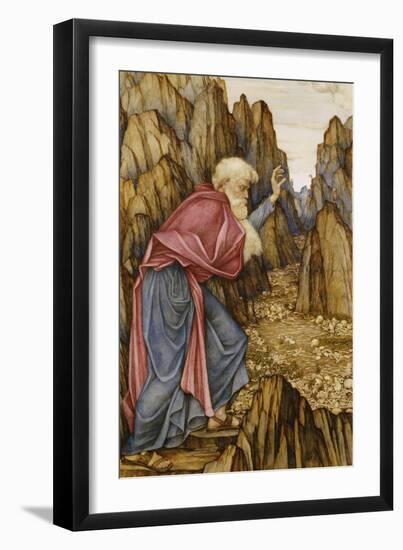 The Vision of Ezekiel: the Valley of Dry Bones-John Roddam Spencer Stanhope-Framed Giclee Print