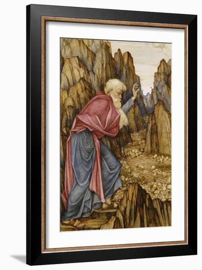 The Vision of Ezekiel: the Valley of Dry Bones-John Roddam Spencer Stanhope-Framed Giclee Print