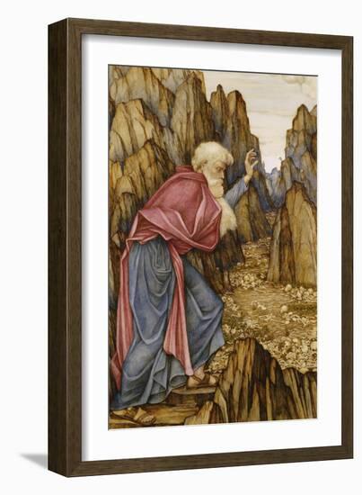 The Vision of Ezekiel: the Valley of Dry Bones-John Roddam Spencer Stanhope-Framed Giclee Print