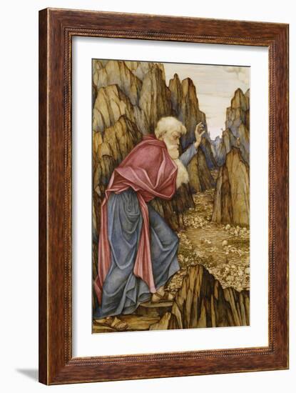 The Vision of Ezekiel: the Valley of Dry Bones-John Roddam Spencer Stanhope-Framed Giclee Print