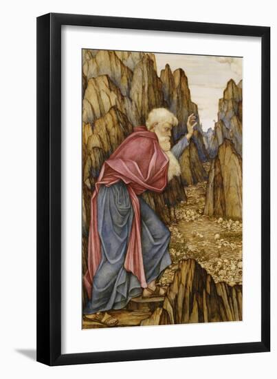 The Vision of Ezekiel: the Valley of Dry Bones-John Roddam Spencer Stanhope-Framed Giclee Print