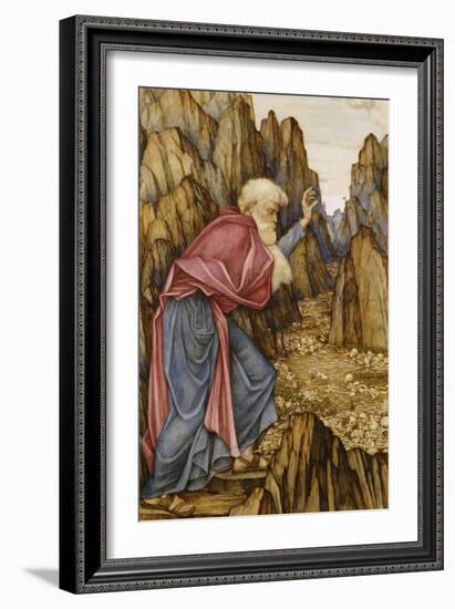 The Vision of Ezekiel: the Valley of Dry Bones-John Roddam Spencer Stanhope-Framed Giclee Print