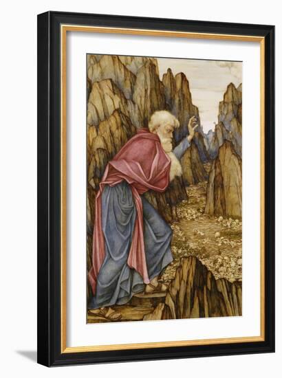 The Vision of Ezekiel: the Valley of Dry Bones-John Roddam Spencer Stanhope-Framed Giclee Print