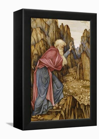 The Vision of Ezekiel: the Valley of Dry Bones-John Roddam Spencer Stanhope-Framed Premier Image Canvas