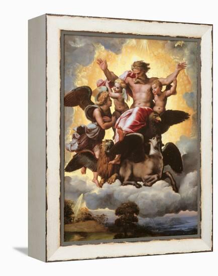 The Vision of Ezekiel-Raffaello Sanzio-Framed Premier Image Canvas