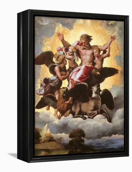 The Vision of Ezekiel-Raffaello Sanzio-Framed Premier Image Canvas