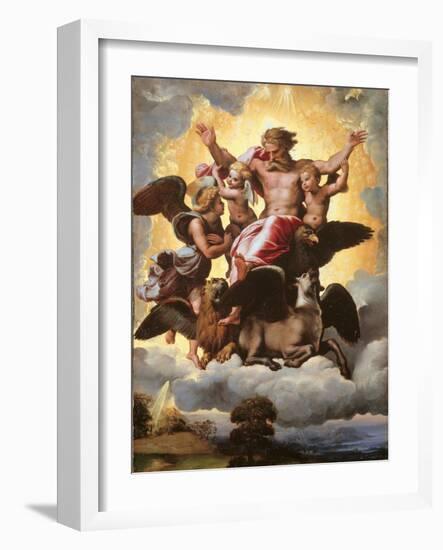 The Vision of Ezekiel-Raffaello Sanzio-Framed Giclee Print