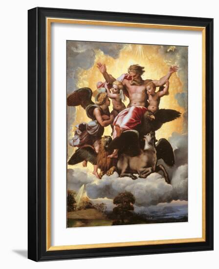 The Vision of Ezekiel-Raffaello Sanzio-Framed Giclee Print