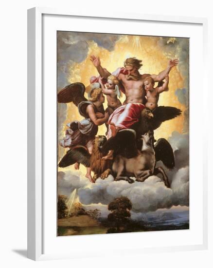 The Vision of Ezekiel-Raffaello Sanzio-Framed Giclee Print