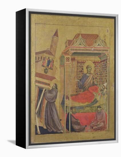 The Vision of Pope Innocent III, circa 1295-1300-Giotto di Bondone-Framed Premier Image Canvas