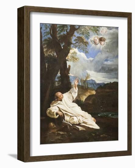 The Vision of Saint Bruno-Pier Francesco Mola-Framed Giclee Print