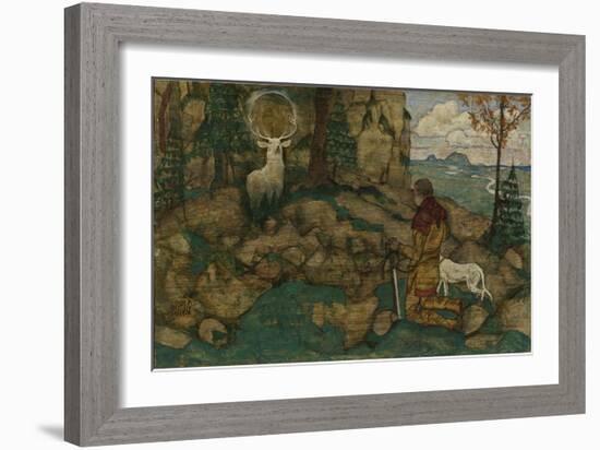 The Vision of Saint Hubert, 1916-Egon Schiele-Framed Giclee Print