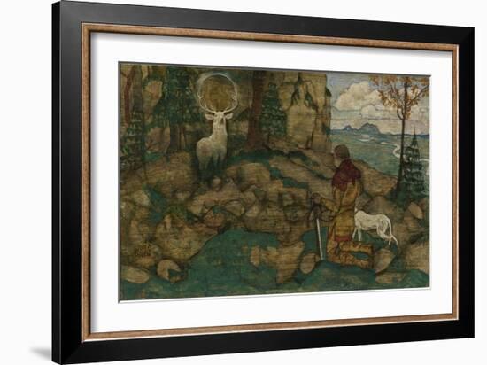 The Vision of Saint Hubert, 1916-Egon Schiele-Framed Giclee Print