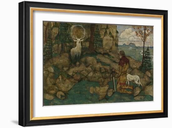 The Vision of Saint Hubert, 1916-Egon Schiele-Framed Giclee Print