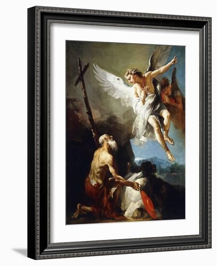 The Vision of Saint Jerome, C.1720-22-Giovanni Battista Tiepolo-Framed Giclee Print