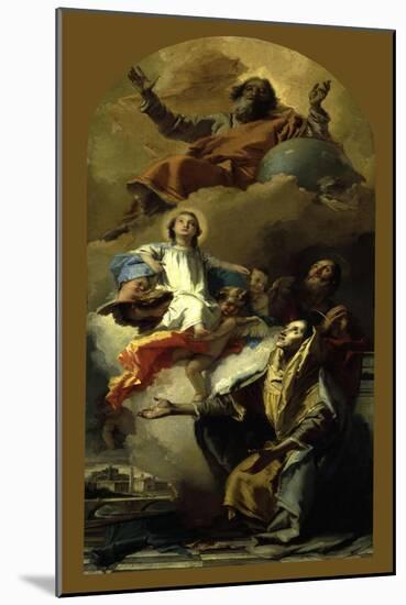 The Vision of St. Anne-Giovanni Battista Tiepolo-Mounted Giclee Print