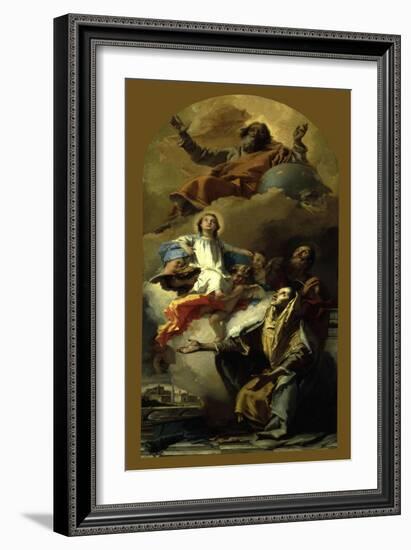 The Vision of St. Anne-Giovanni Battista Tiepolo-Framed Giclee Print