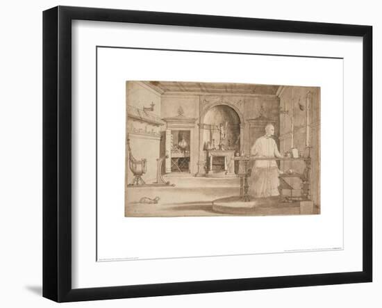 The Vision of St Augustine-Vittore Carpaccio-Framed Art Print