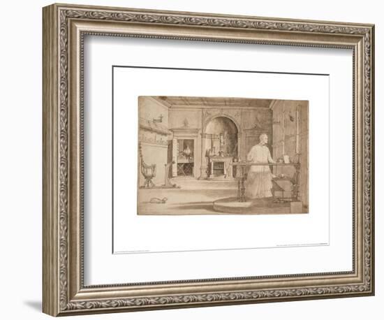 The Vision of St Augustine-Vittore Carpaccio-Framed Premium Giclee Print