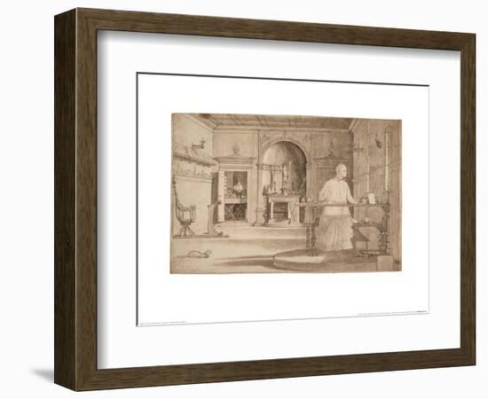 The Vision of St Augustine-Vittore Carpaccio-Framed Premium Giclee Print