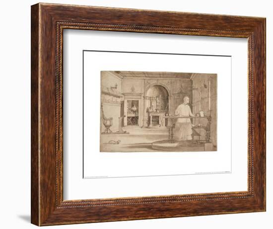 The Vision of St Augustine-Vittore Carpaccio-Framed Premium Giclee Print