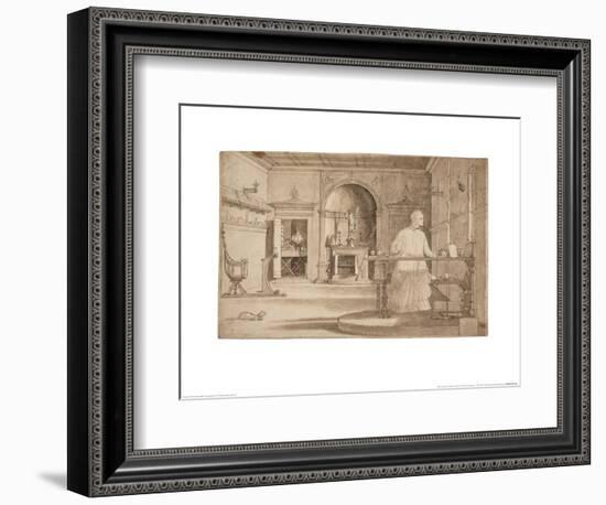 The Vision of St Augustine-Vittore Carpaccio-Framed Premium Giclee Print