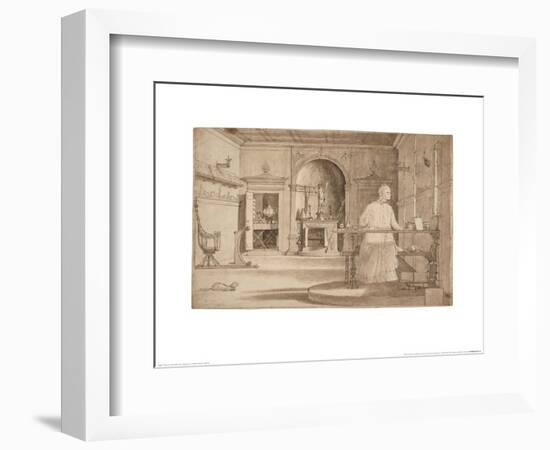 The Vision of St Augustine-Vittore Carpaccio-Framed Art Print