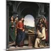 The Vision of St Bernard, C.1490/94-Pietro Perugino-Mounted Giclee Print